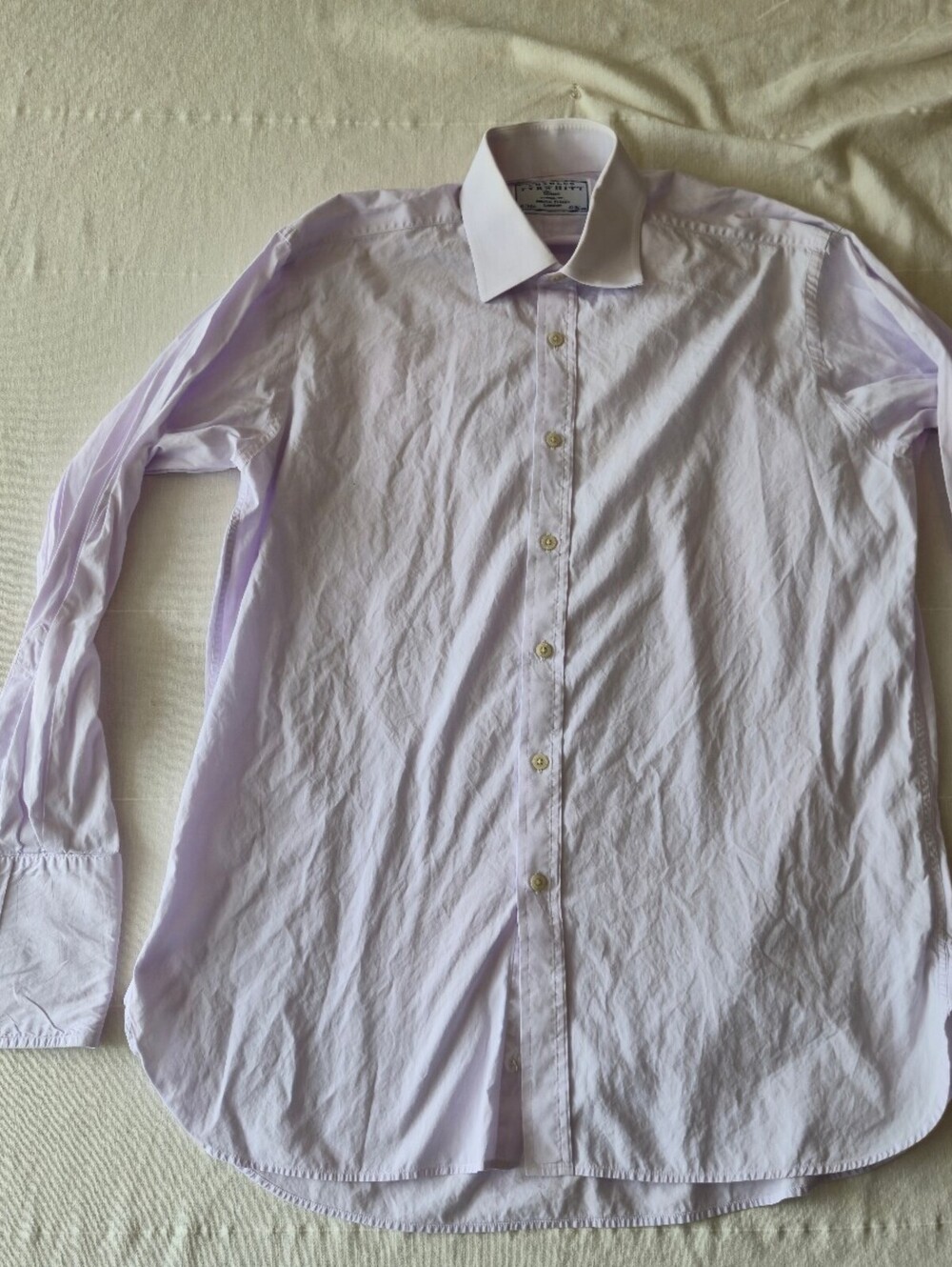 Charles Tyrwhitt Classic Light Purple Dress Shirt Size 16/34